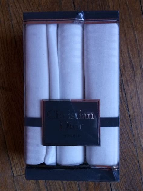 chridtian dior men handkerchiefs on ebay|christian Dior handkerchief price.